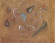 Wassily Kandinsky Kompozicio barnan France oil painting artist